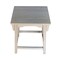 International Concepts Mission Counter Height Stool, 24" Seat Height, Unfinished S-324 - alternate 2